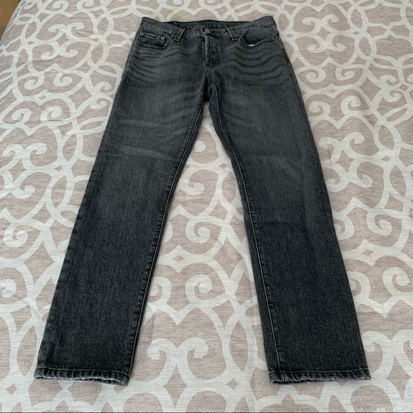 Levi's Strauss Jeans 501Grey Stressed size L - Picture 1 of 3
